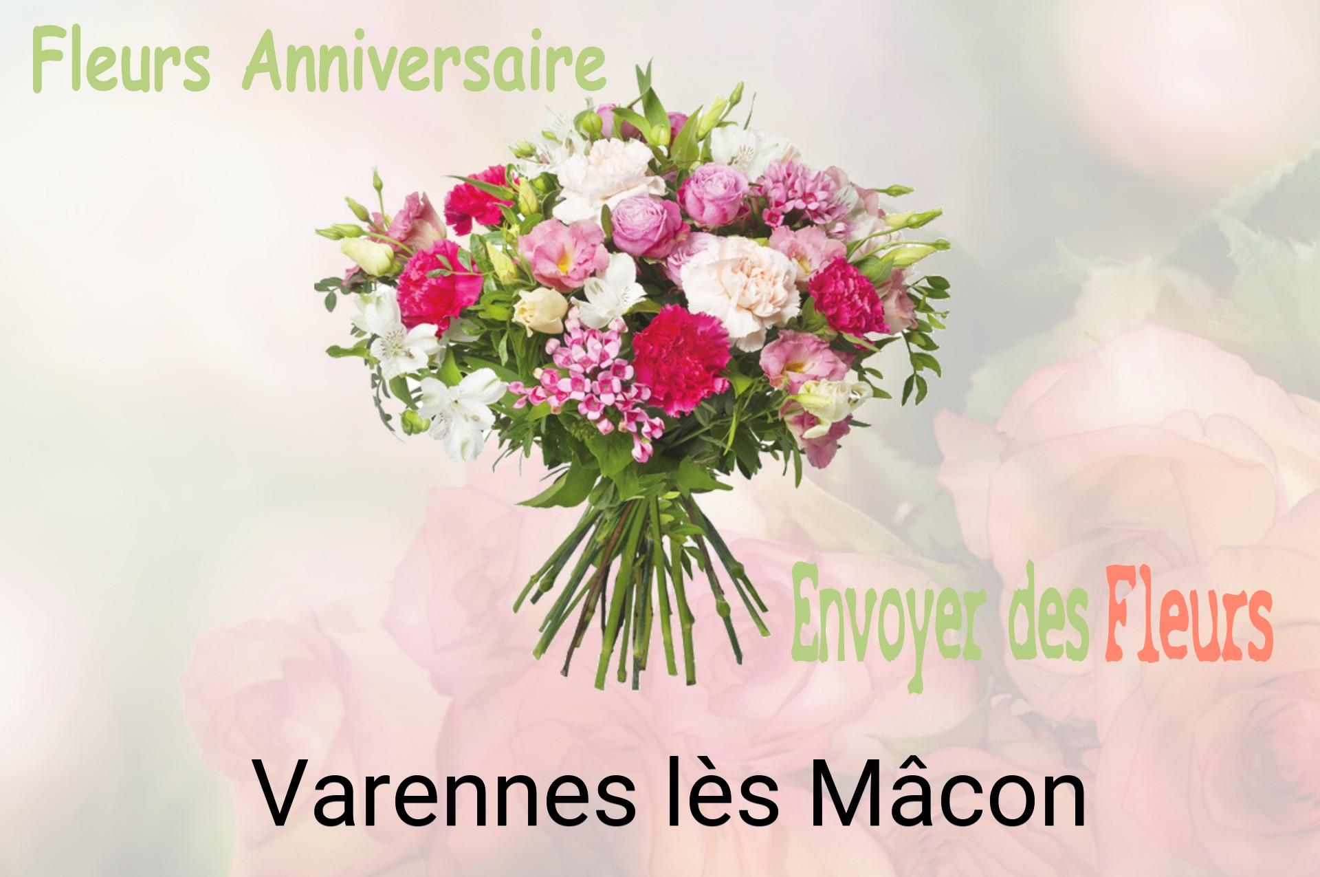 Bouquet de fleurs d’anniversaire livré à Varennes-lès-Mâcon